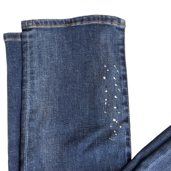 CABI BUTTON FLY STRAIGHT LEG JEANS IN REWORK WASH #6068 - SIZE 8 - NWT! - Picture 8 of 10